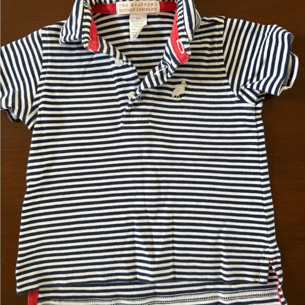 EUC The Beaufort Bonnet Company Prim & Proper Polo